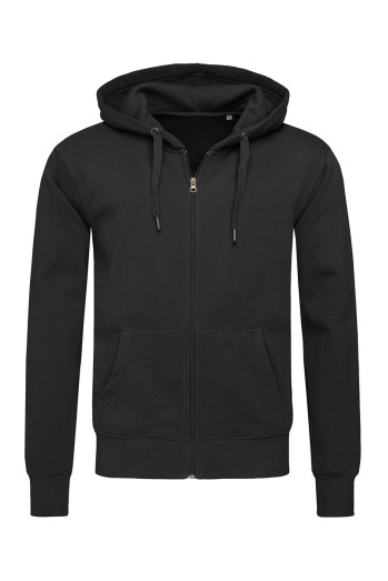 Худі чоловіче чорне утепленне STEDMАN SWEAT JACKET Black Opal
