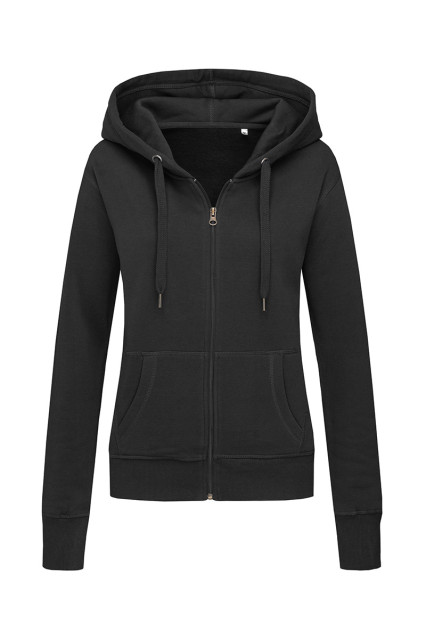 Худі жіноче чорне утепленне STEDMАN SWEAT JACKET SELECT Black Opal