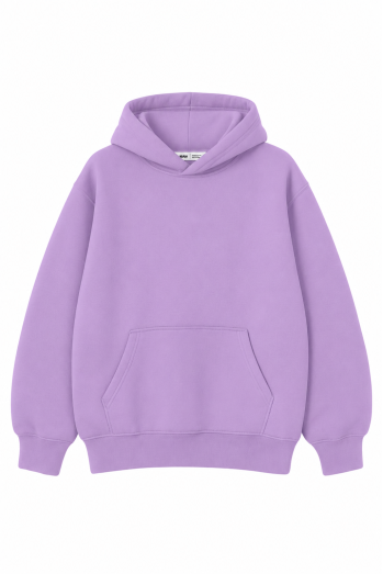  Худи оверсайз женское лиловое утеплённое RAY OVERSIZE U0404 UNISEX