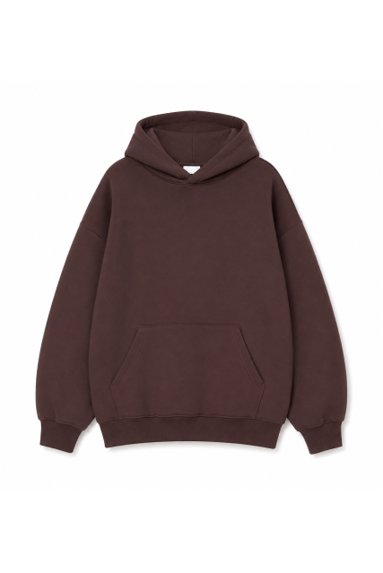 Худи оверсайз женское RAY OVERSIZE U0404 Шоколадное