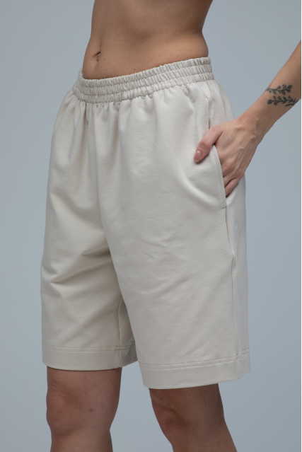 Шорты бежевые женские RAY BASIC U0701 UNISEX