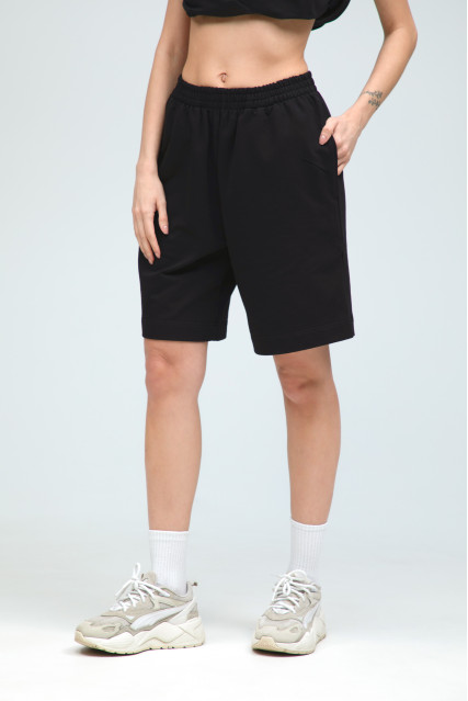Шорты чёрные женские RAY BASIC U0701 UNISEX