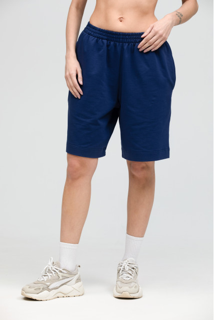 Шорты тёмно-синие женские RAY BASIC U0701 UNISEX