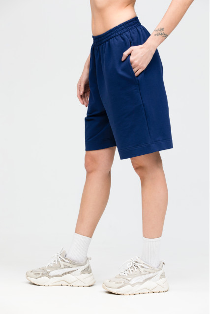 Шорты тёмно-синие женские RAY BASIC U0701 UNISEX