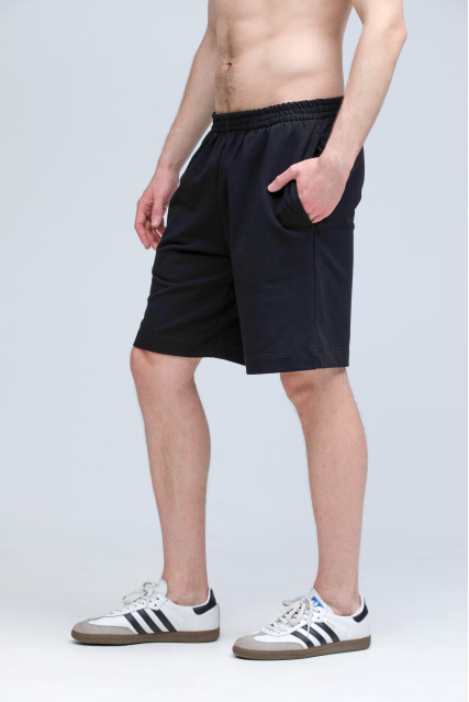 Шорты чёрные мужские RAY BASIC U0701 UNISEX