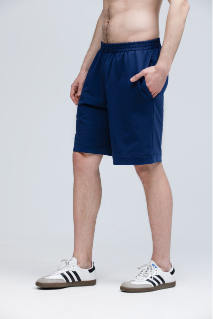 Шорты мужскиє тёмно-синие RAY BASIC U0701 UNISEX