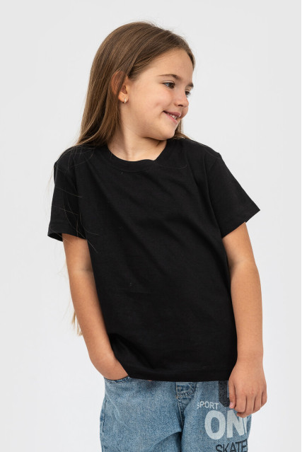 Футболка детская для девочки чёрная STEDMАN CLASSIC-T KIDS