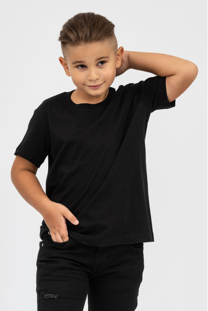 Футболка детская для мальчика чёрная STEDMАN CLASSIC-T KIDS