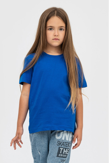 Футболка детская для девочки васильковая STEDMАN CLASSIC-T KIDS