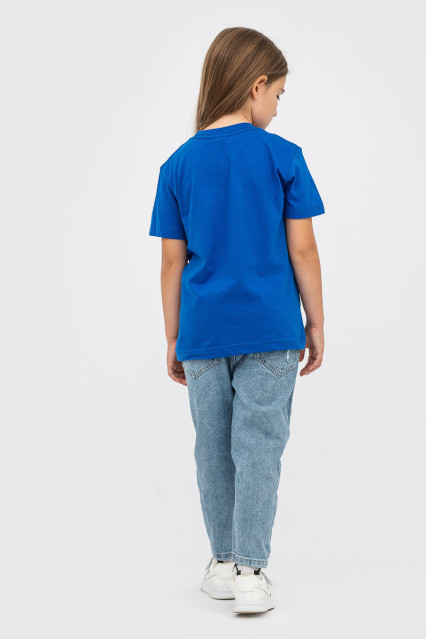 Футболка детская для девочки васильковая STEDMАN CLASSIC-T KIDS