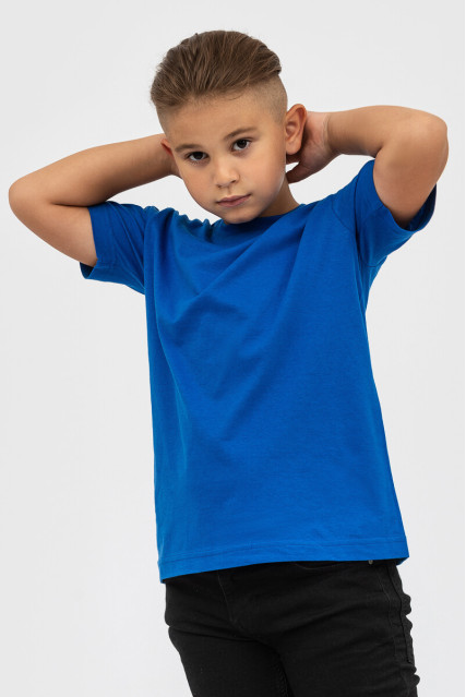 Футболка детская для мальчика васильковая STEDMАN CLASSIC-T KIDS