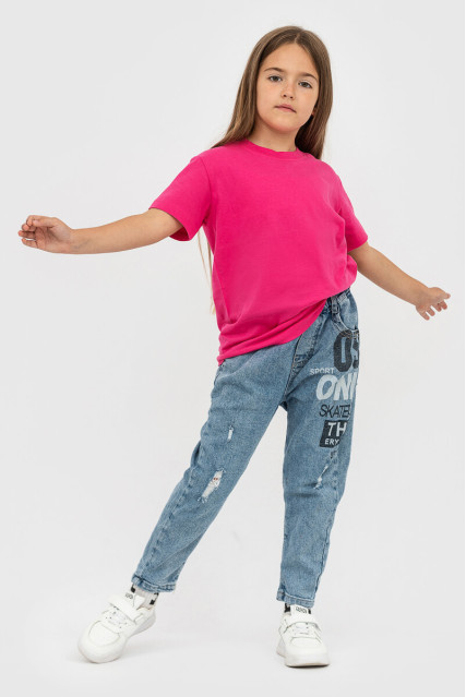 Футболка детская для девочки розовая STEDMАN CLASSIC-T KIDS