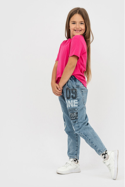 Футболка детская для девочки розовая STEDMАN CLASSIC-T KIDS