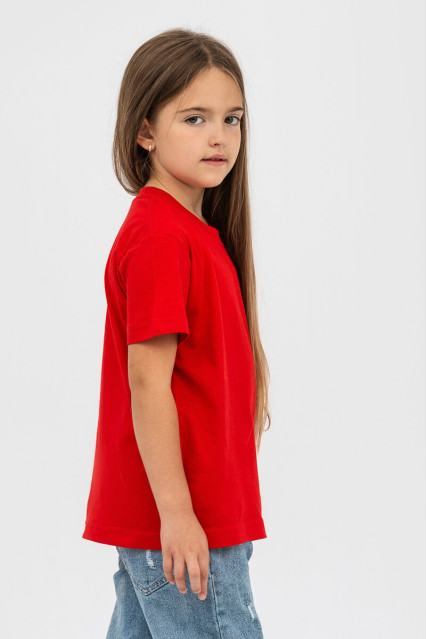 Футболка детская для девочки красная STEDMАN CLASSIC-T KIDS
