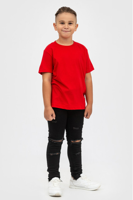 Футболка детская для мальчика красная STEDMАN CLASSIC-T KIDS
