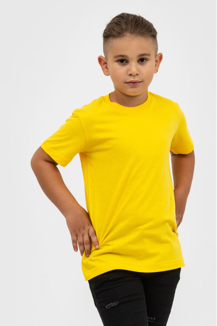 Футболка детская для мальчика жёлтая STEDMАN CLASSIC-T KIDS