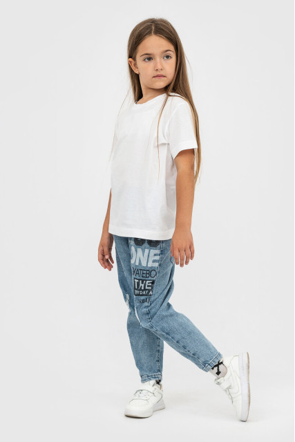 Футболка детская для девочки белая STEDMАN CLASSIC-T KIDS