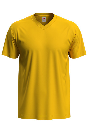 Футболка чоловіча жовта STEDMАN CLASSIC-T V-NECK