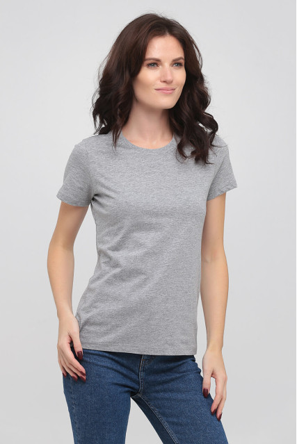 Футболка женская серый меланж STEDMАN CLASSIC-T