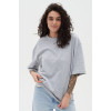 Футболка оверсайз женская серый меланж RAY OVERSIZE U0104 UNISEX