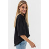 Футболка оверсайз женская чёрная RAY OVERSIZE U0104 UNISEX