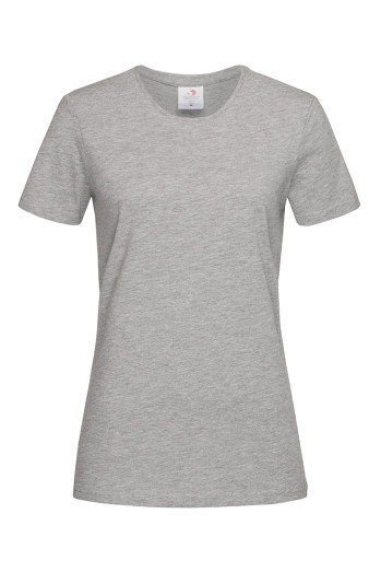 Футболка жіноча сірий меланж STEDMАN CLASSIC-T FITTED