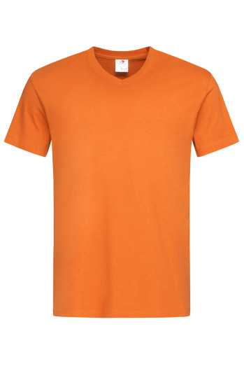 Футболка чоловіча помаранчева STEDMАN CLASSIC-T V-NECK