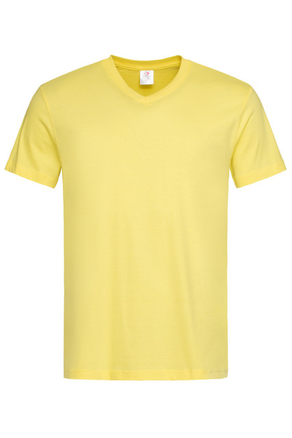 Футболка чоловіча лимонна STEDMАN CLASSIC-T V-NECK