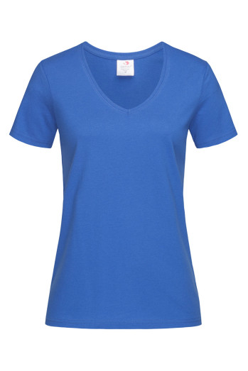Футболка жіноча волошкова STEDMАN CLASSIC-T V-NECK