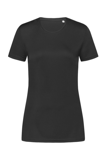 Футболка жіноча чорна STEDMАN SPORTS-T FITTED