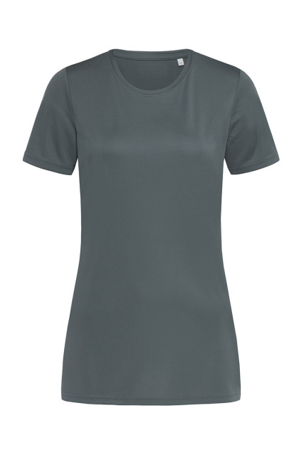 Футболка жіноча сіра STEDMАN SPORTS-T FITTED