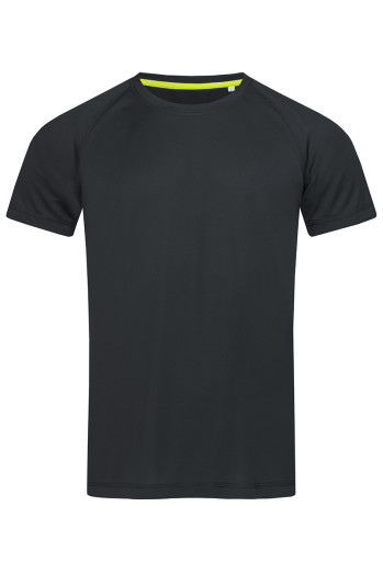 Футболка чоловіча чорна STEDMАN Active Raglan 
