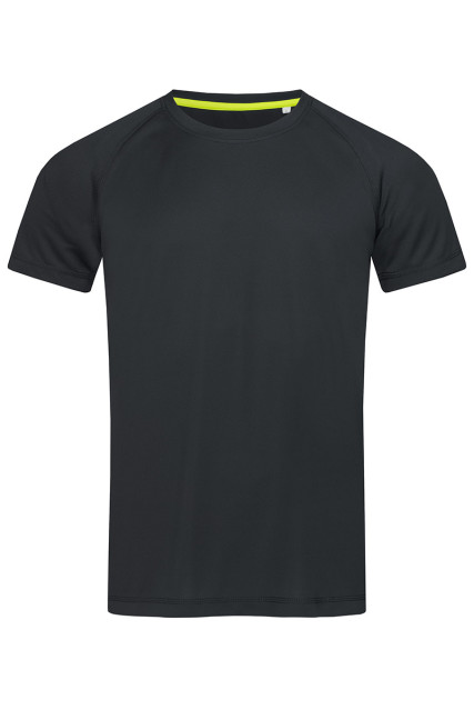 Футболка чоловіча чорна STEDMАN Active Raglan