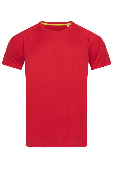 Футболка чоловіча червона STEDMАN Active Raglan