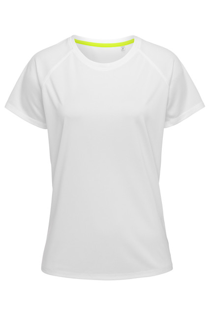 Футболка жіноча біла STEDMАN Active Raglan