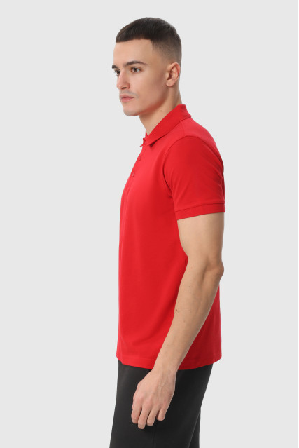 Футболка поло мужская красная STEDMAN LUX POLO