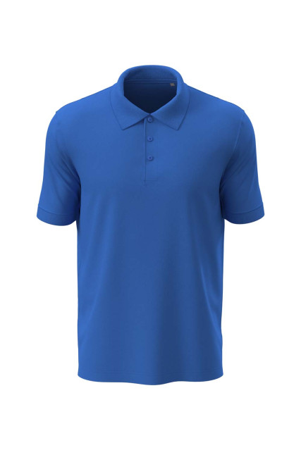 Футболка поло мужская васильковая STEDMAN LUX POLO