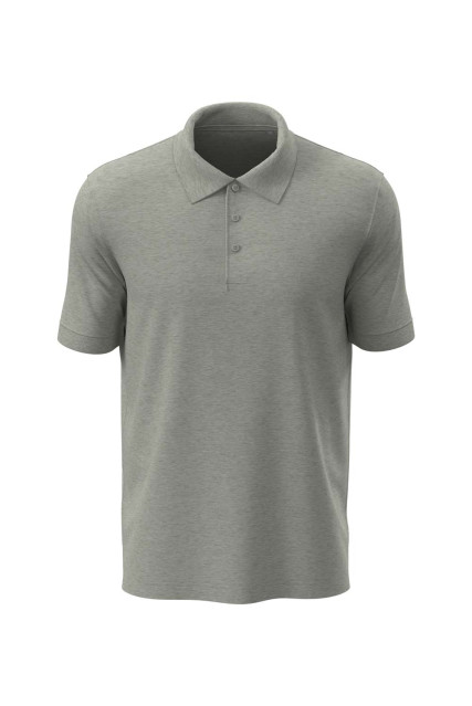 Футболка поло мужская серый меланж STEDMAN LUX POLO