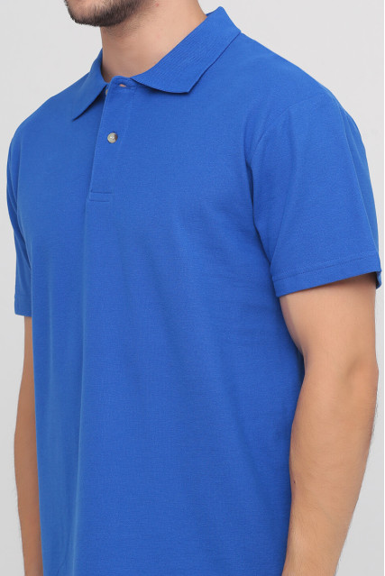 Футболка поло мужская васильковая STEDMAN POLO
