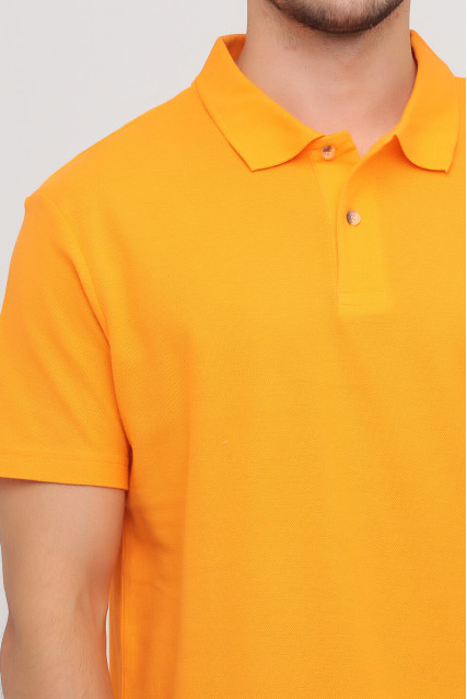 Футболка поло мужская оранжевая STEDMAN POLO