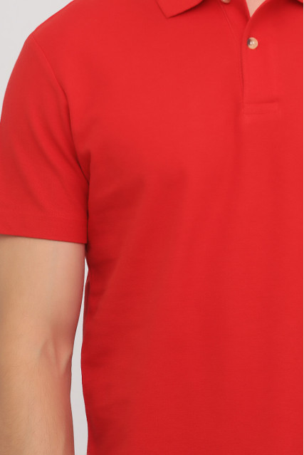 Футболка поло мужская красная STEDMAN POLO