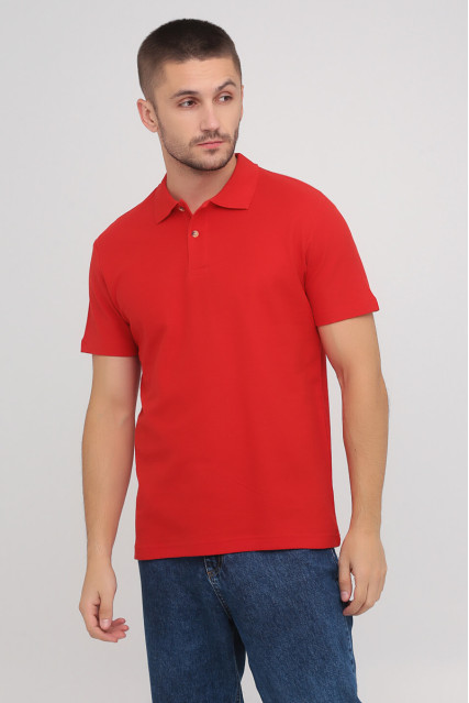 Футболка поло мужская красная STEDMAN POLO