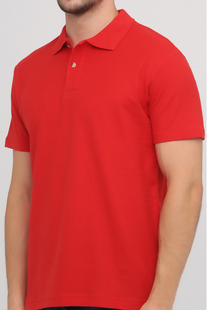 Футболка поло мужская красная STEDMAN POLO