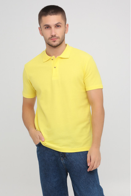 Футболка поло мужская лимонная STEDMAN POLO