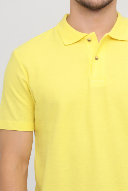 Футболка поло мужская лимонная STEDMAN POLO
