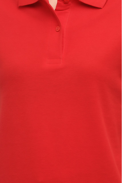 Футболка поло женская красная STEDMAN POLO
