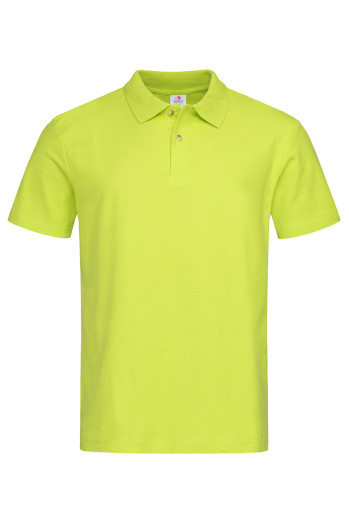 Футболка поло  мужская салатовая STEDMAN POLO
