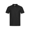 Футболка поло мужская чёрная STEDMAN POLO