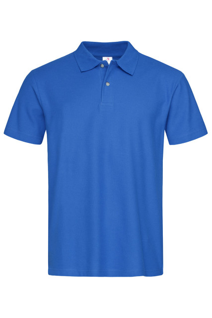 Футболка поло мужская васильковая STEDMAN POLO