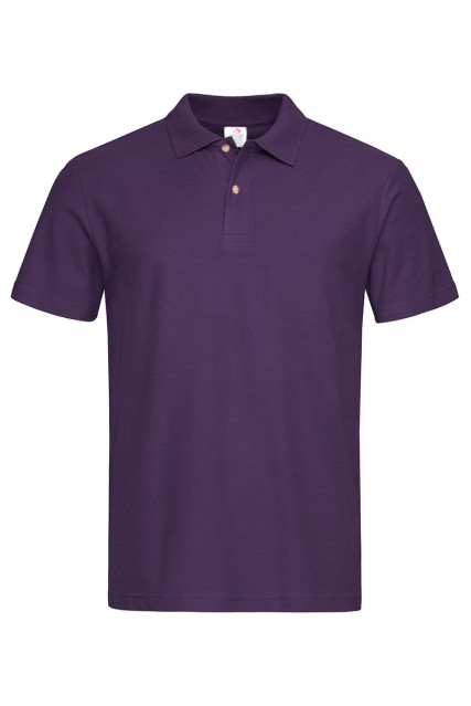 Футболка поло мужская фиолетовая STEDMAN POLO